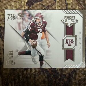 Johnny money Manziel alma mater Texas A&M card